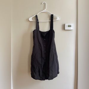 Reformation Linen Button-up Mini Dress